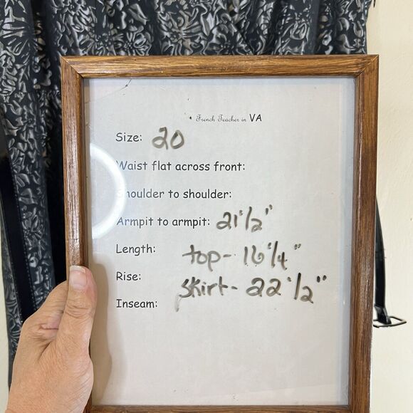 Lane Bryant Fit & Flare Dress Plus Sz 20 Black Metallic Gray V Neck Sleeveless - Picture 8 of 8